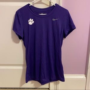 NIKE Clemson DriFit Short Sleeve Shirt